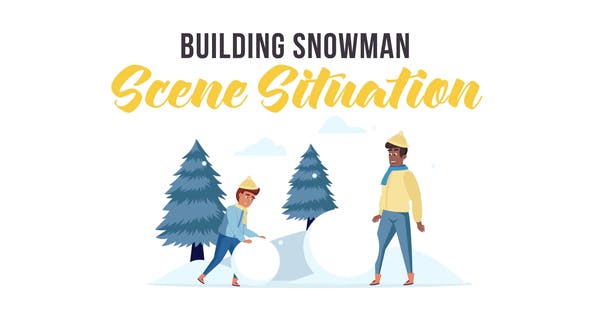 Videohive Building snowman Scene Situation 29246597
