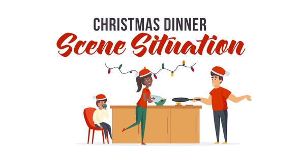 Videohive Christmas dinner - Scene Situation 29496459