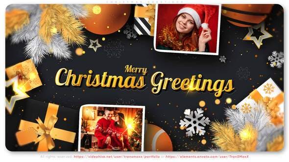 Videohive Christmas Greetings 29402779