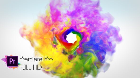 Videohive - Colorful Smoke Logo Reveal - Premiere Pro - 22032160