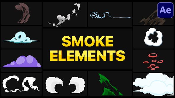 Videohive Smoke Elements Pack | After Effects 29301467