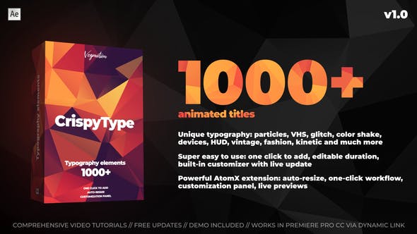 Videohive 1000+ Titles And Typography 28464847