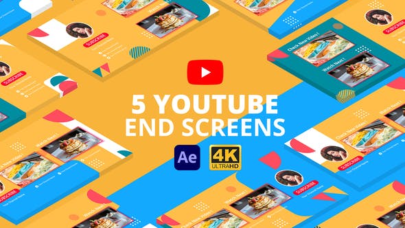 Videohive Youtube End Screens Vol.3 | After Effects 29368356