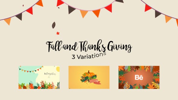 Videohive Fall and Thanksgiving Reveal 29366239