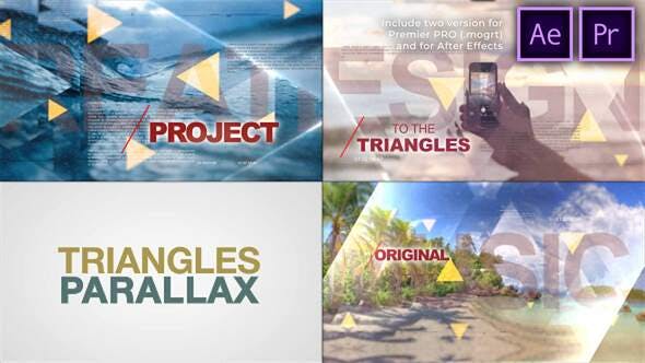 Videohive - Triangles World of Parallax - 29360595