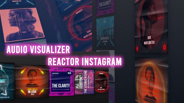Videohive Audio Visualizer Reactor Instagram 29345425