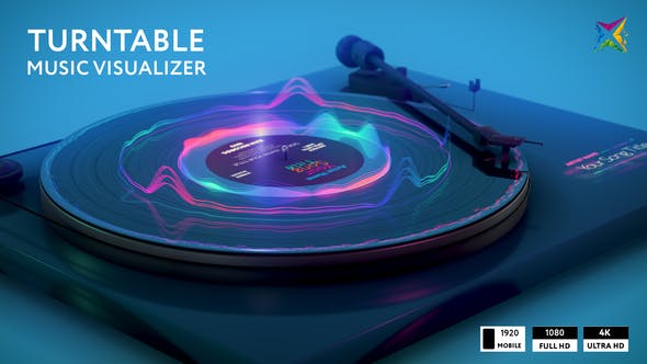 Videohive Turntable Music Visualizer 28772033
