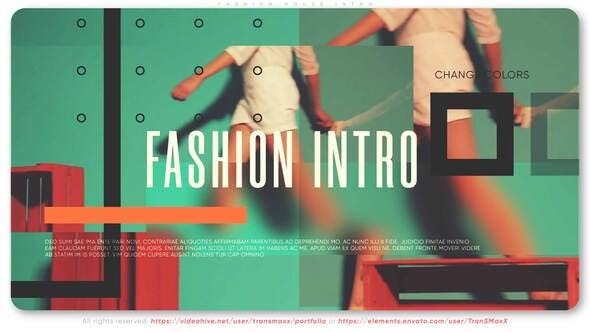 Videohive Fashion House Intro 29572928