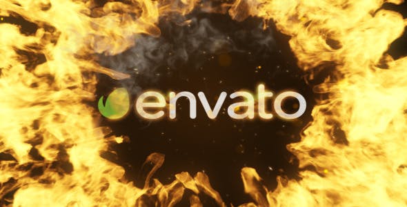 Videohive Mysterious Fire Logo Reveal 9875843