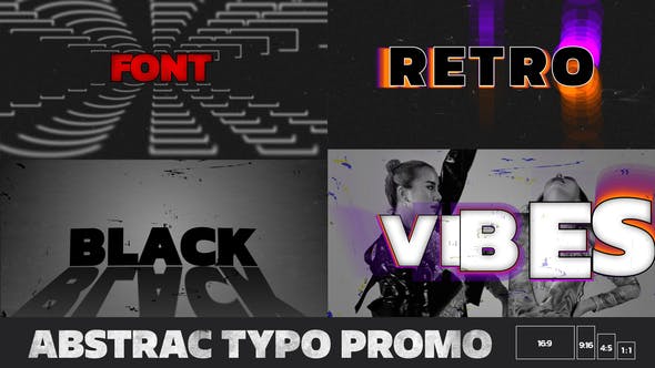 Videohive Abstrac Typography 29624555