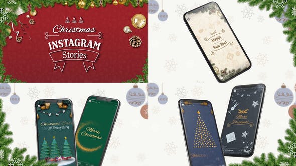 Videohive Christmas Instagram Stories for After Effects 29707215