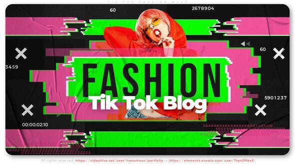 Videohive Tik Tok Fashion Blog 29622793