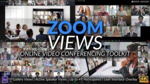Videohive - Zoom Views: Online Video Conferencing Toolkit - 28972353