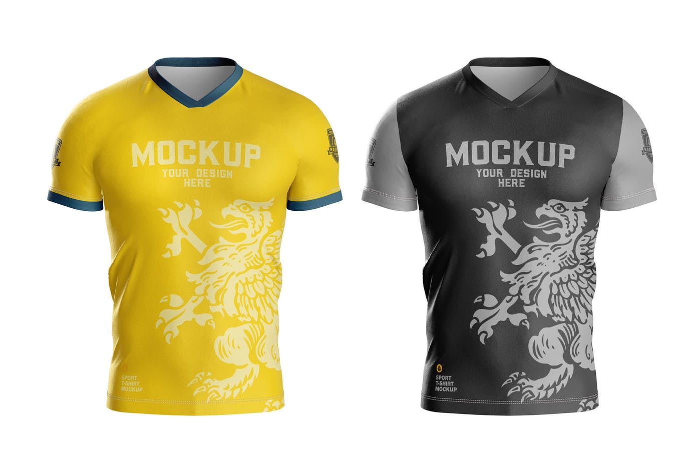 Men’s Sports T-shirt Mockup X4T7CRJ